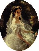 Franz Xaver Winterhalter Princess Pauline de Metternich oil painting on canvas